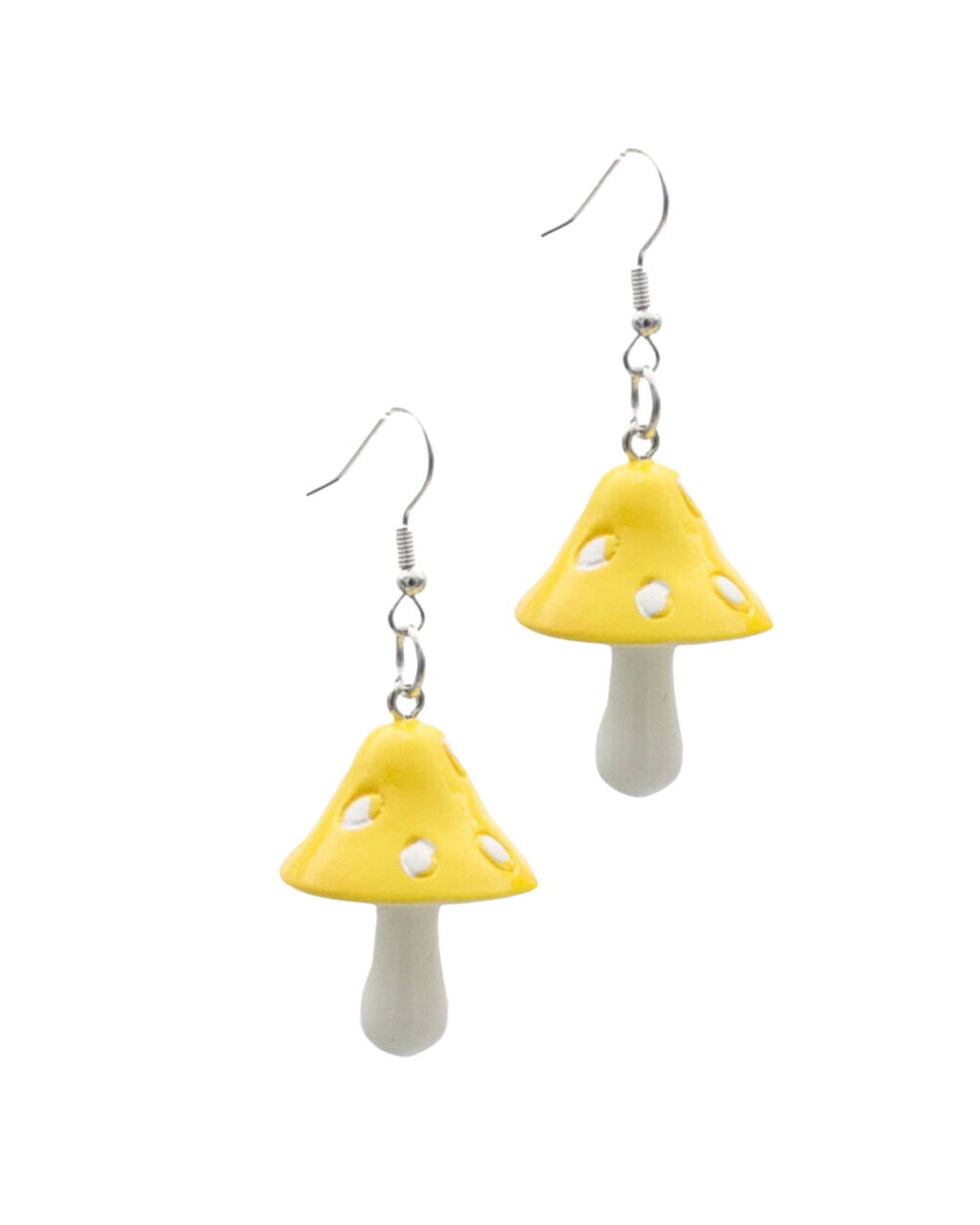 Mushroom Drop Earrings