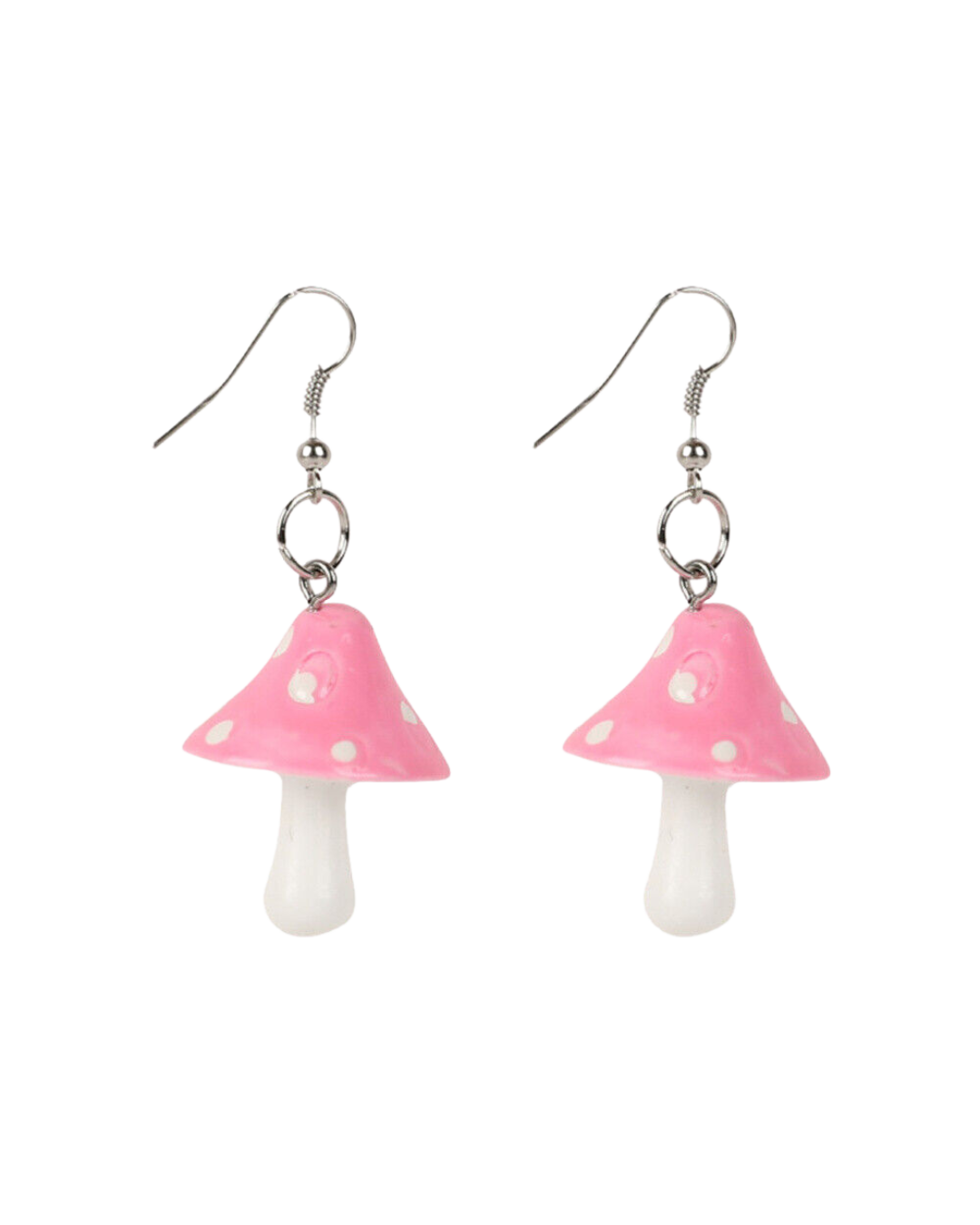 Mushroom Drop Earrings