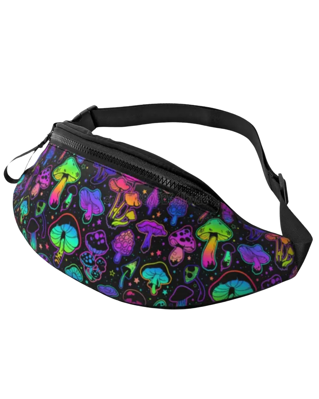 Neon Mushroom Fanny Pack