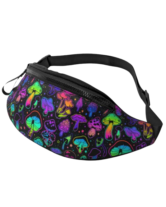 Neon Mushroom Fanny Pack