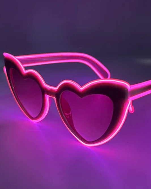 LED Heart Glasses