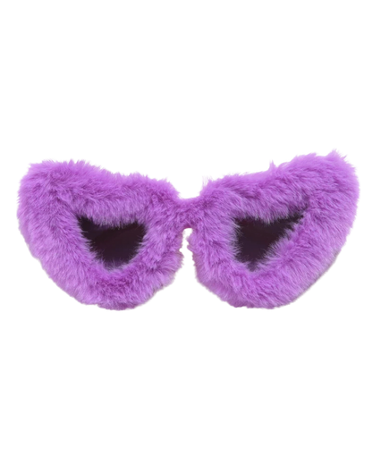 Furry Heart Sunglasses