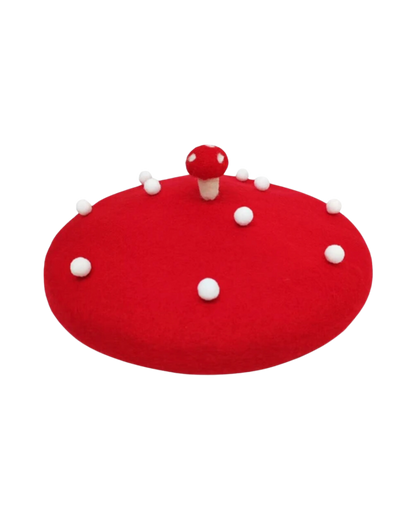 Mushroom Beret Hat