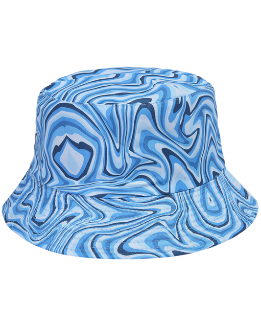 Swirly Pink and Blue Hat