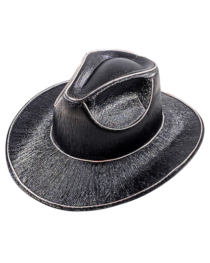 Neon Holo Cowboy Hat - LED Light-Up Magic