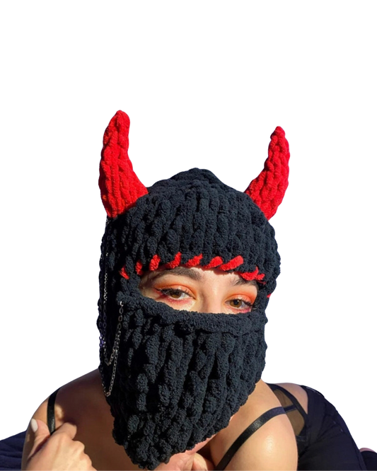 Fierce Devil Horn Mask