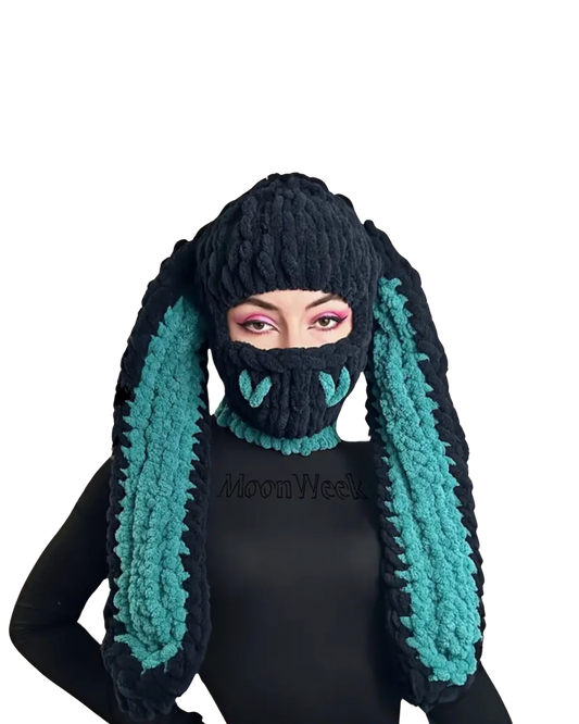 Cozy Bunny Ears Balaclava