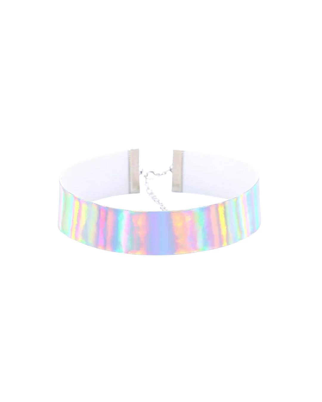 Holo Glow Ring Choker