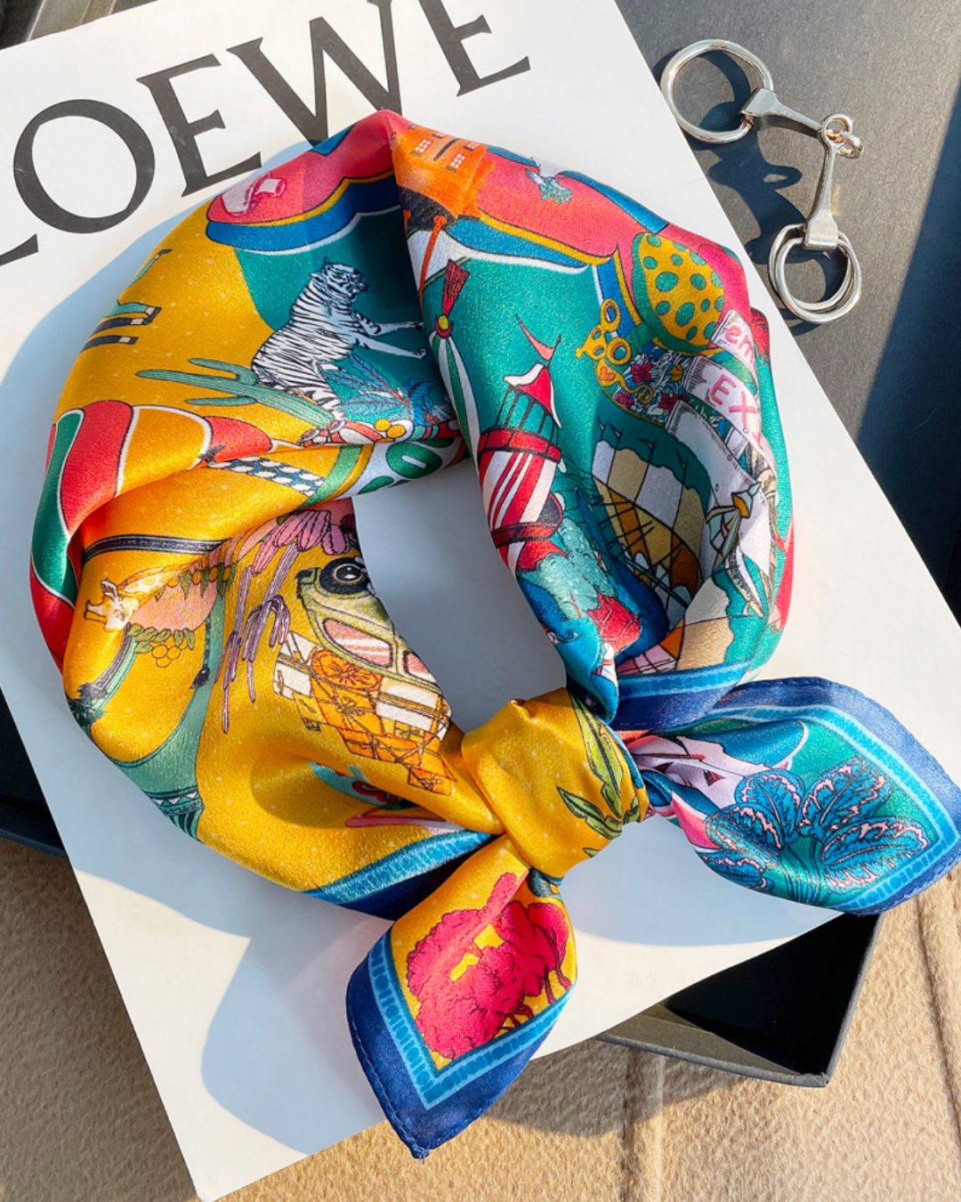 Bold Vibes Silk Scarf