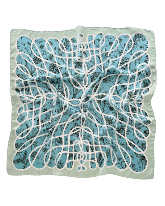 Aqua Maze Scarf