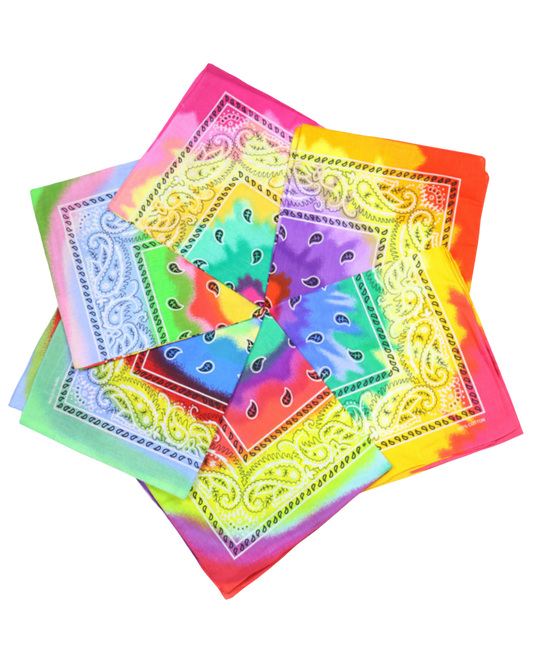 Tie-Dye Vibes Bandana Set